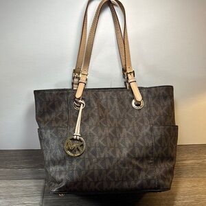 Michael Kors Dark Brown Signature Tote